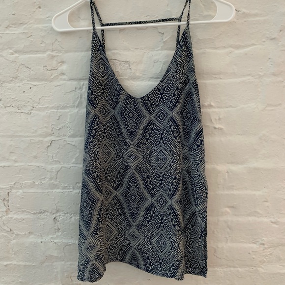 H&M Blue Patterned Tank Top - Picture 1 of 4